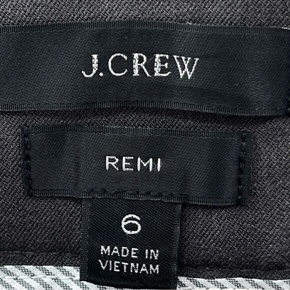 J. Crew Remi Bi-Stretch Cotton Ankle Pant Thunder Grey Size 6 Preppy Office Work - Picture 11 of 13